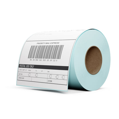 RONGTA 4x6 Thermal Labels, Fanfold Shipping Label Compatible with Thermal Printers,Clear Printing,Permanent Adhesive,220 Sheets per Stack (White, 1 Roll | 220 Labels)