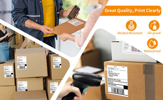 Rongta 4x6 inch Sticker Thermal Shipping Labels 500pcs