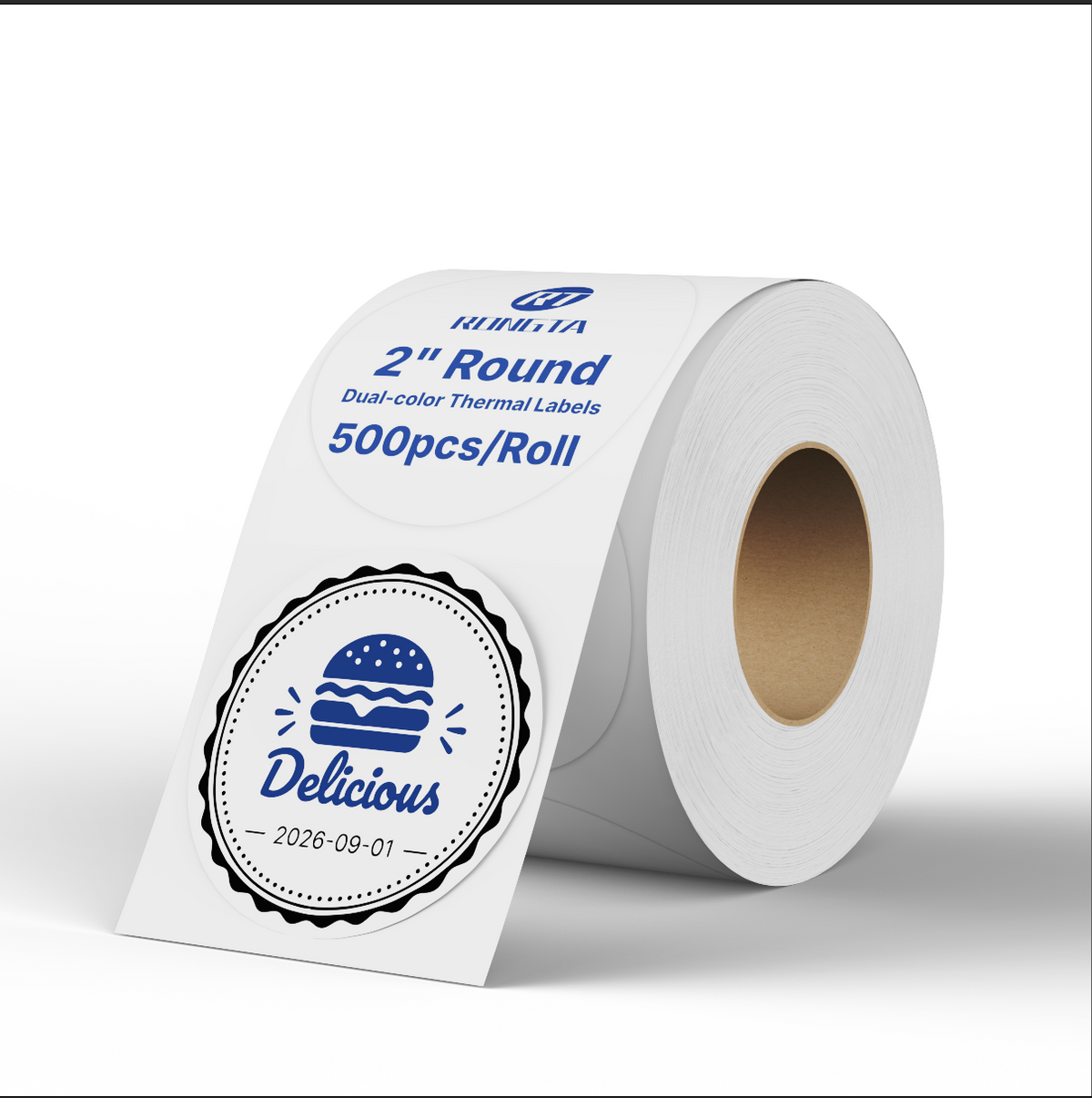 Dual-Color 2 inch Rolled Thermal Labels 500pcs for RP310D