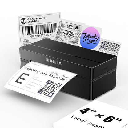 Rongta RP425 Thermal Shipping Label Printer (Black)
