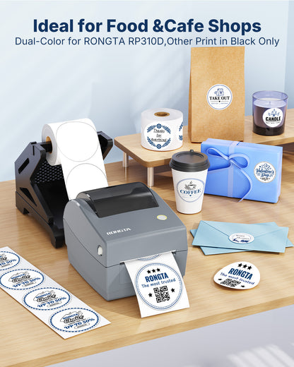 Dual-Color 2 inch Rolled Thermal Labels 500pcs for RP310D