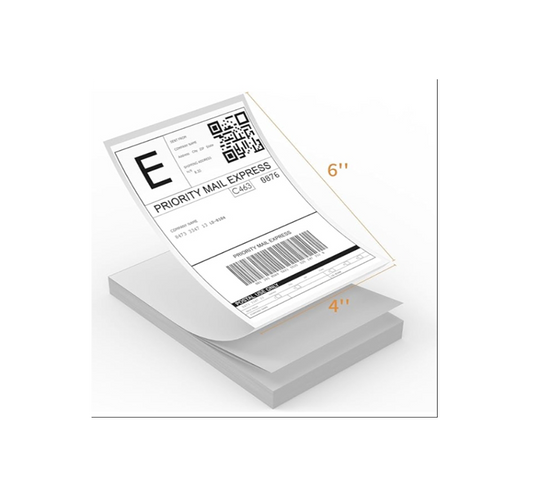 4x6 inch Sticker Shipping Labels