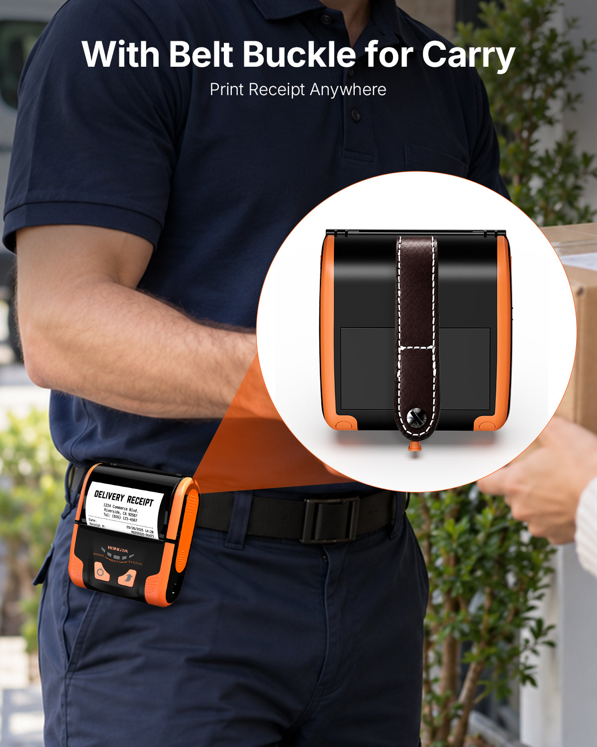 RPP300 Portable 80mm POS Receipt Printer