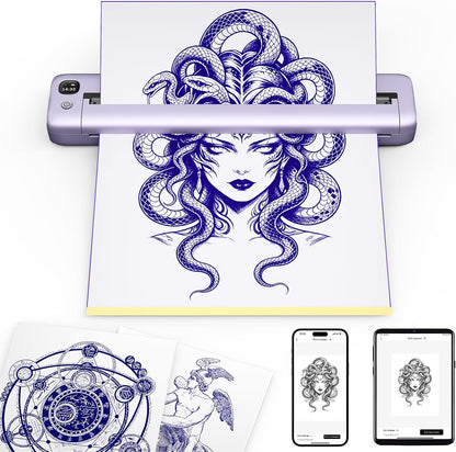 Rongta F81S Tattoo Stencil Printer (Purple)