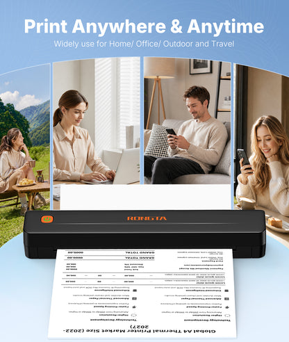 Rongta F11 Bluetooth Thermal Portable Printer Support US Letter