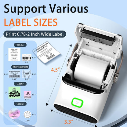 Rongta R22 Bluetooth Label Maker Machine For Office