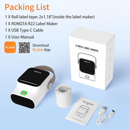 Rongta R22 Bluetooth Label Maker Machine For Office