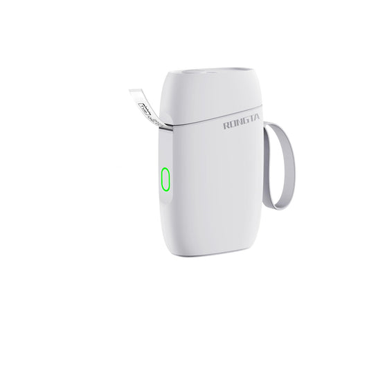 Rongta R5 Mini Label Maker Machine with Tape, Bluetooth & Wireless Label Connection （White））