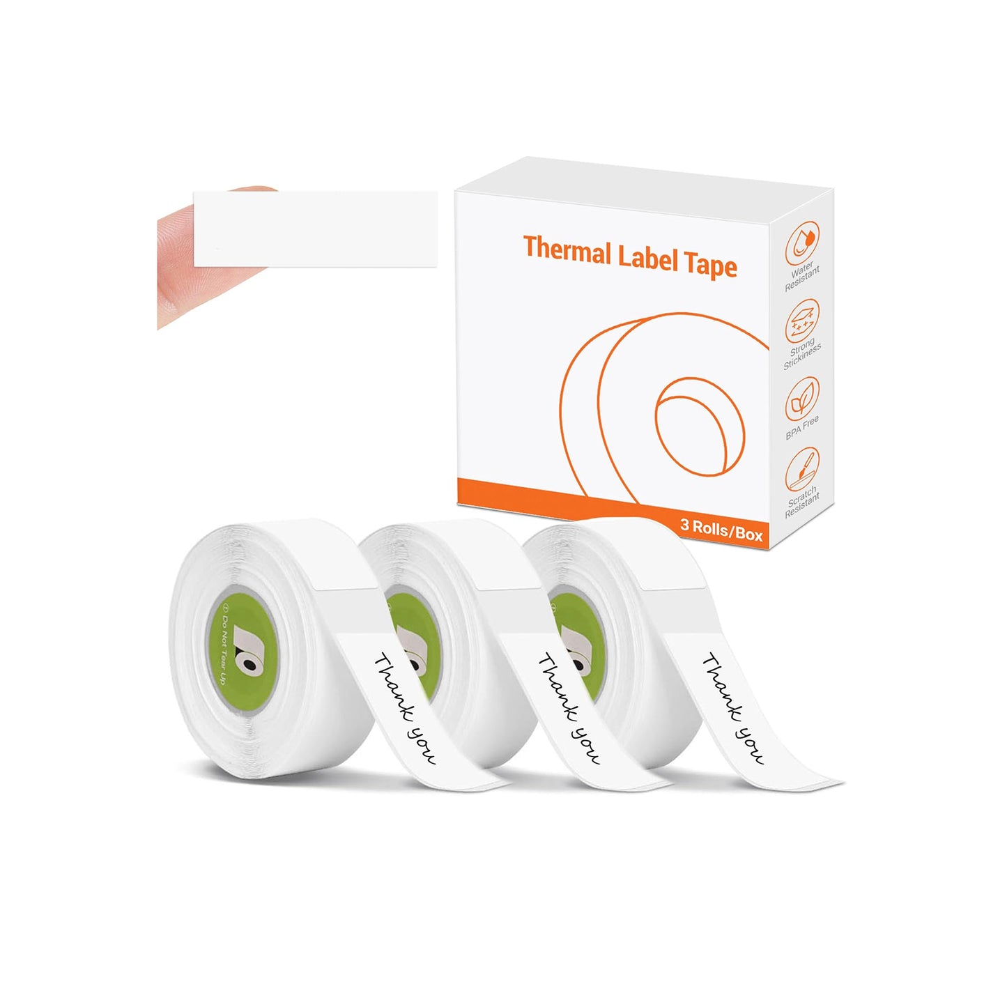 Rongta R5 Thermal Label Maker Sticker Tape, 14x40mm (0.55"x1.57")