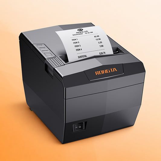 Rongta RP327 POS Receipt Printer, 80mm Thermal Printer with Auto Cutter