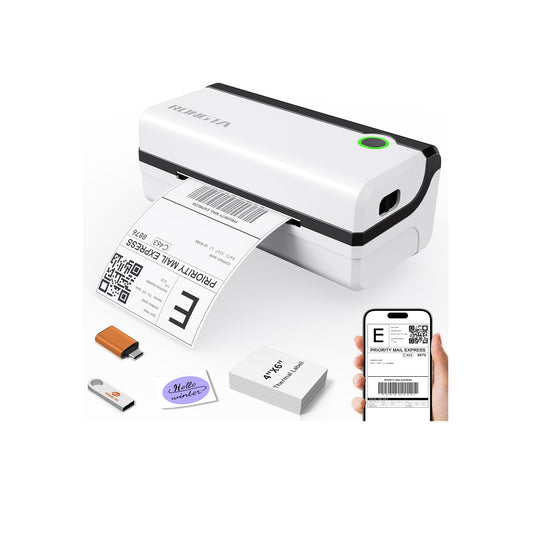 Rongta RP420 Bluetooth Thermal Shipping Label Printer (White)