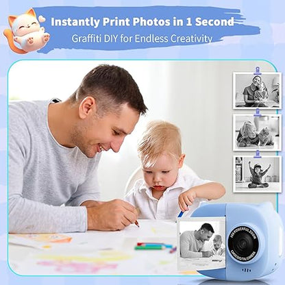 Rongta Z1 Kids Camera Instant Print (Blue)
