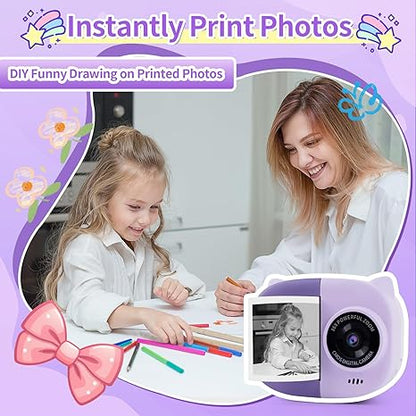 Rongta Z1 Kids Camera Instant Print (Purple)