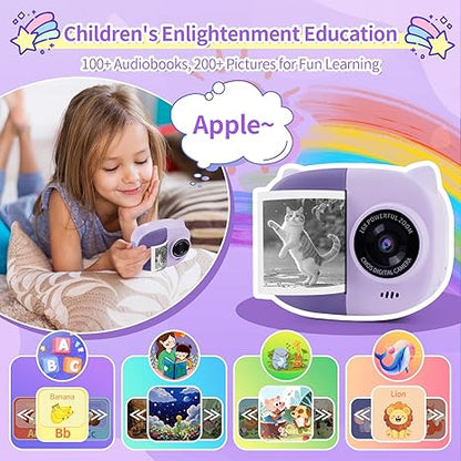 Rongta Z1 Kids Camera Instant Print (Purple)