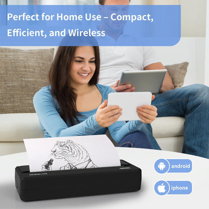 Rongta PN81 Inkless Portable Printer (Black)